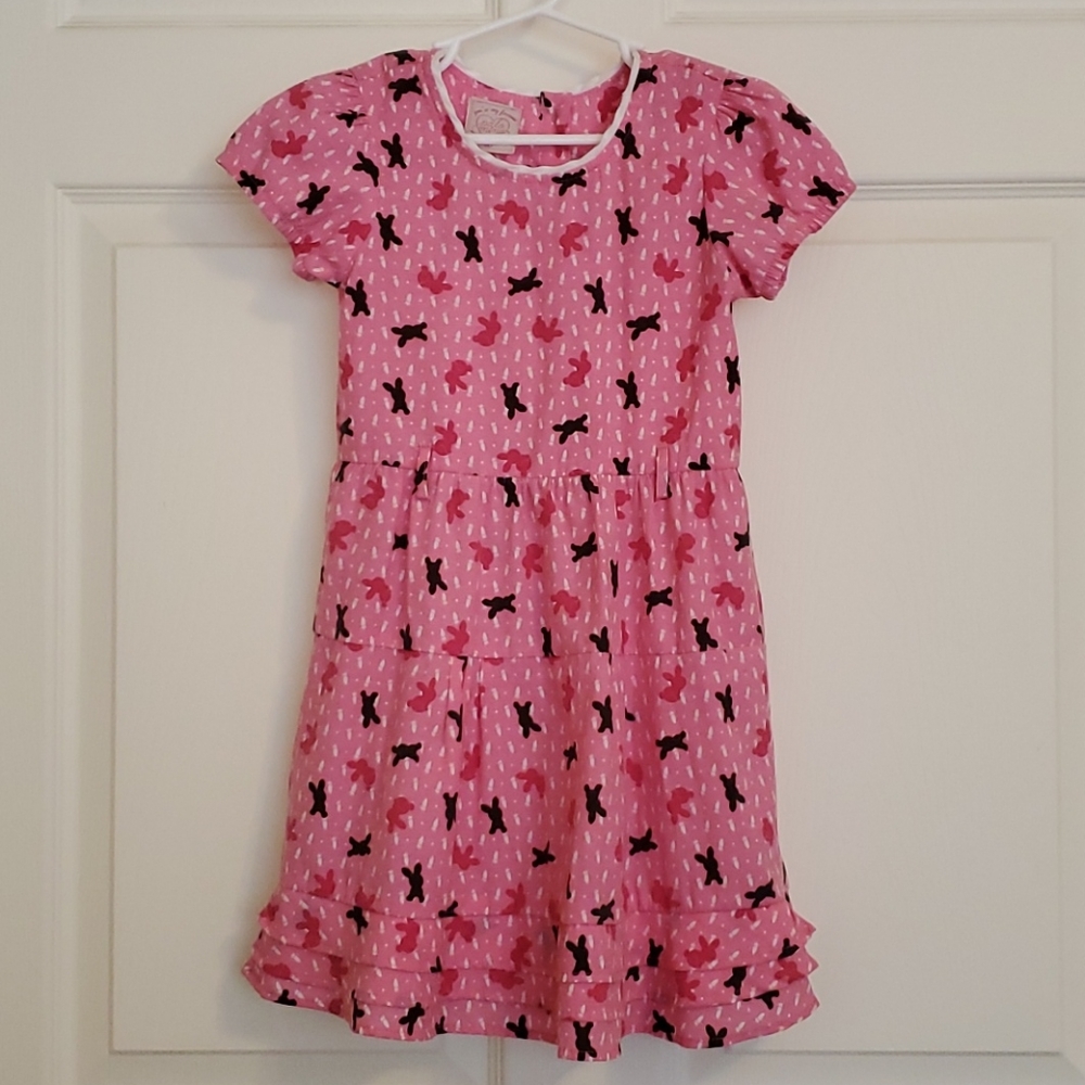 Palomino Girls Dress Bunny Print